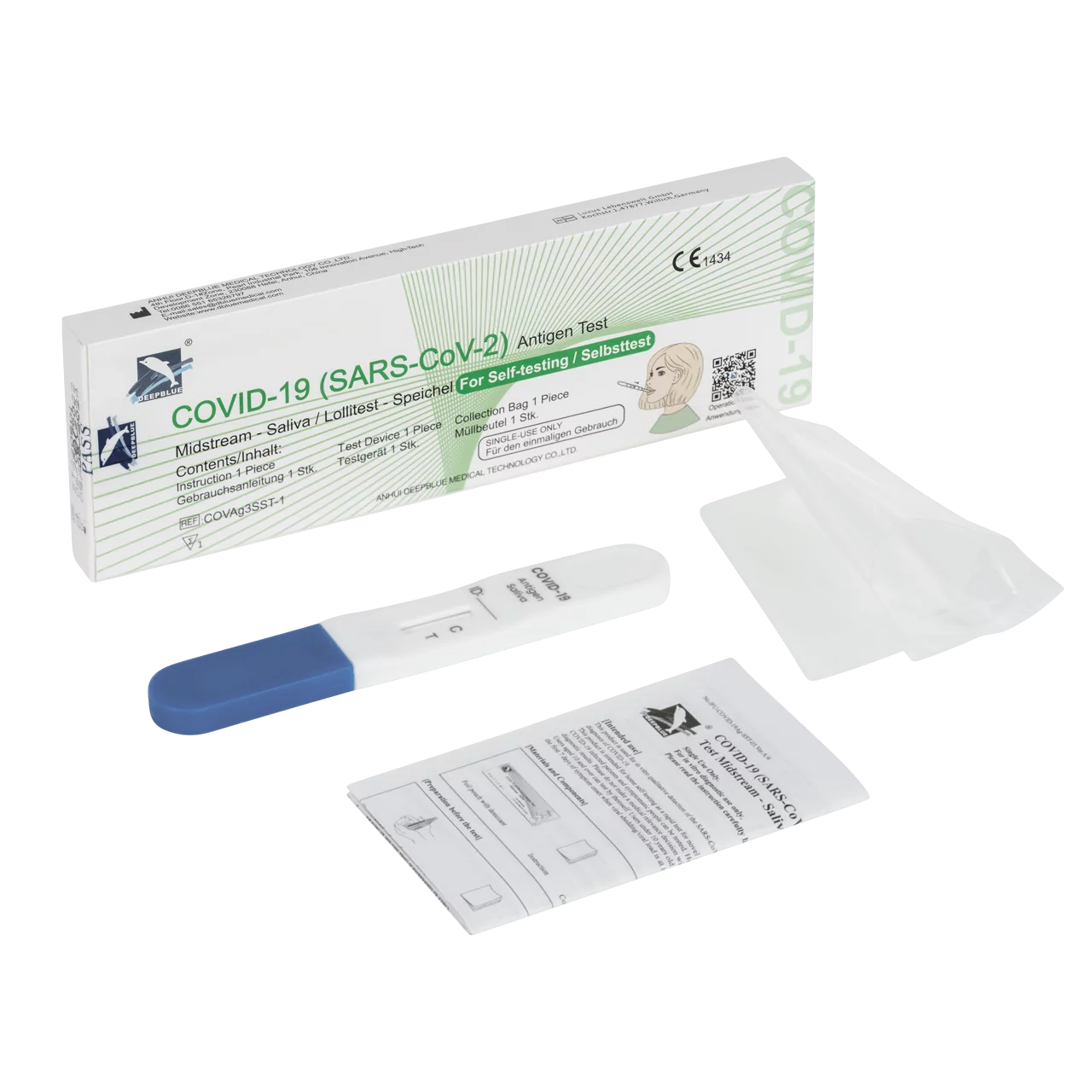 DEEPBLUE Covid-19 Antigentest Lollitest – Bild 4