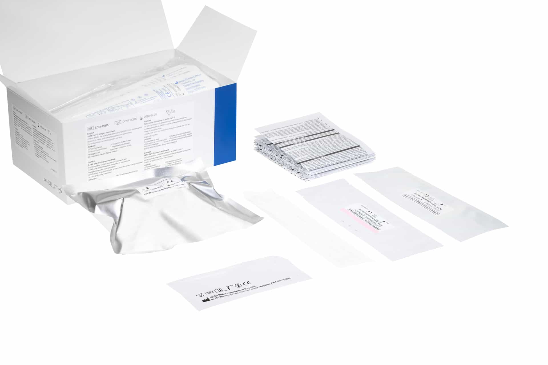 Acon Flow Flex SARS CoV-2 Antigen Schnelltest (25 Stk.) – Bild 4