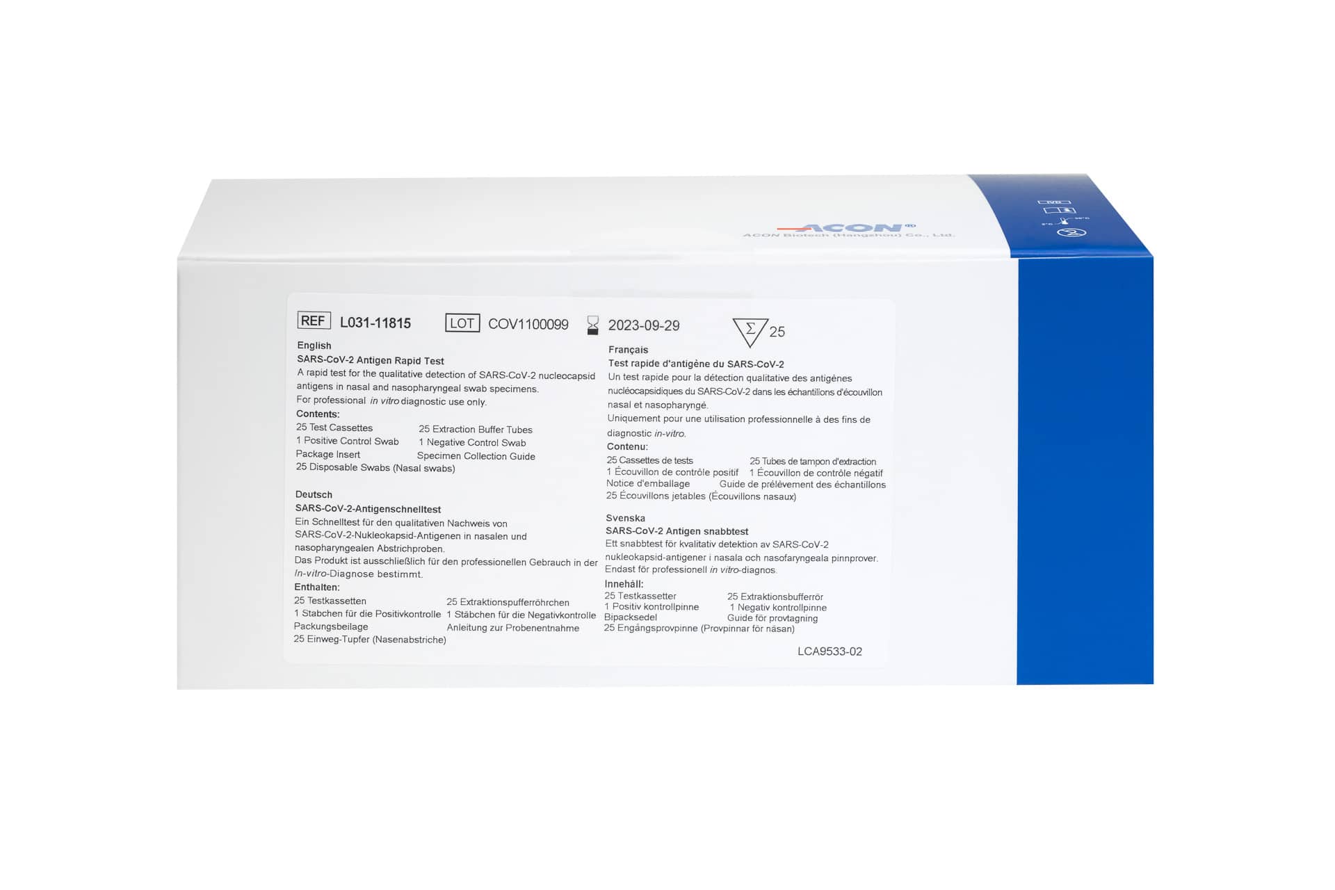 Acon Flow Flex SARS CoV-2 Antigen Schnelltest (25 Stk.) – Bild 5