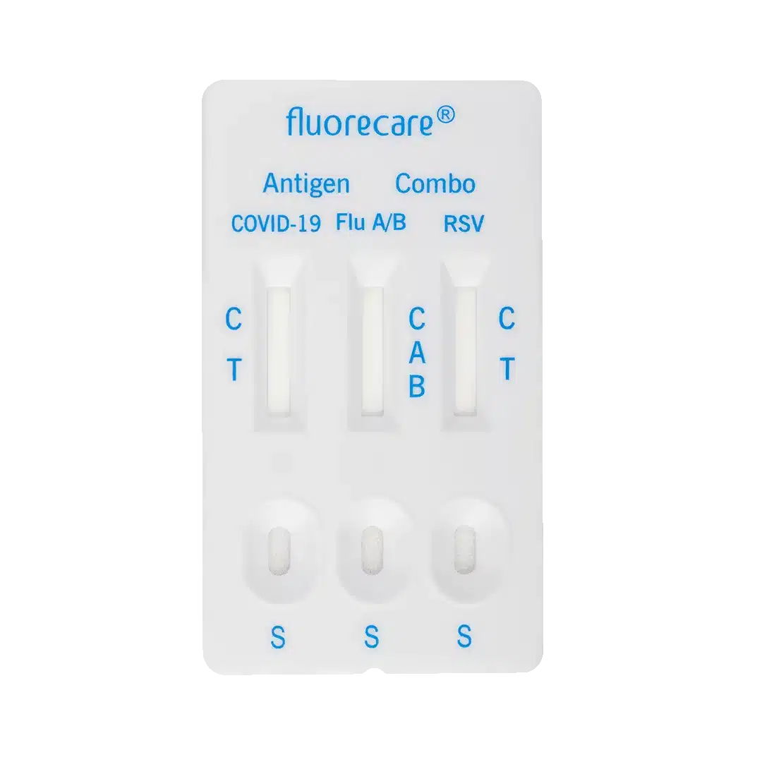 fluorecare® Kombitest für RS-Virus, Covid-19, Influenza A+B – Bild 2