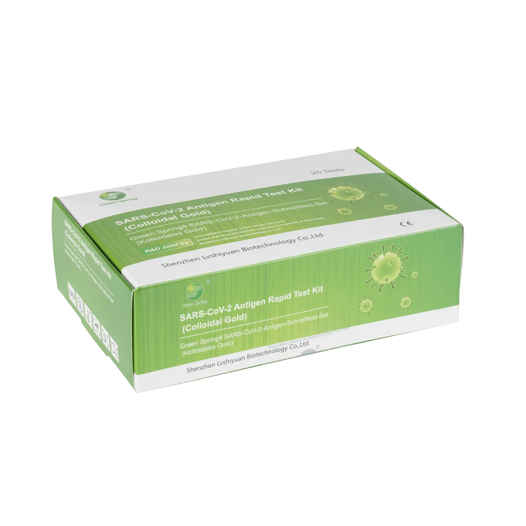 Green Spring® SARS CoV-2 Antigen Schnelltest-Set - Kolloidales Gold (25 Stk.) – Bild 5