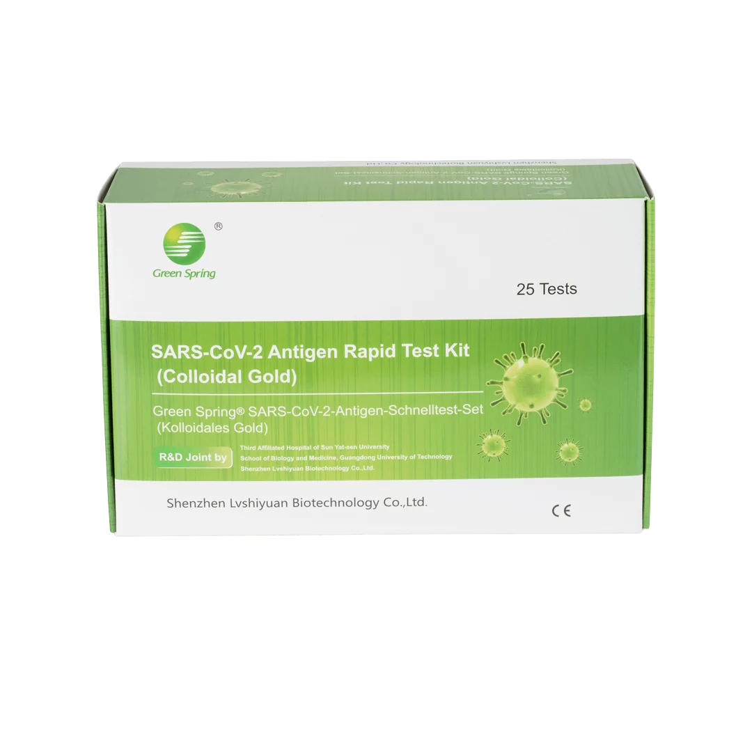 Green Spring® SARS CoV-2 Antigen Schnelltest-Set - Kolloidales Gold (25 Stk.) – Bild 4