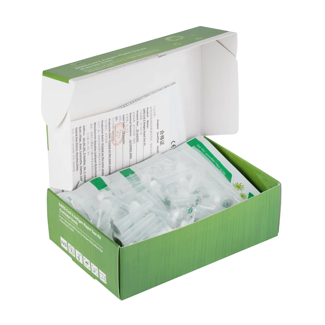 Green Spring® SARS CoV-2 Antigen Schnelltest-Set - Kolloidales Gold (25 Stk.) – Bild 2