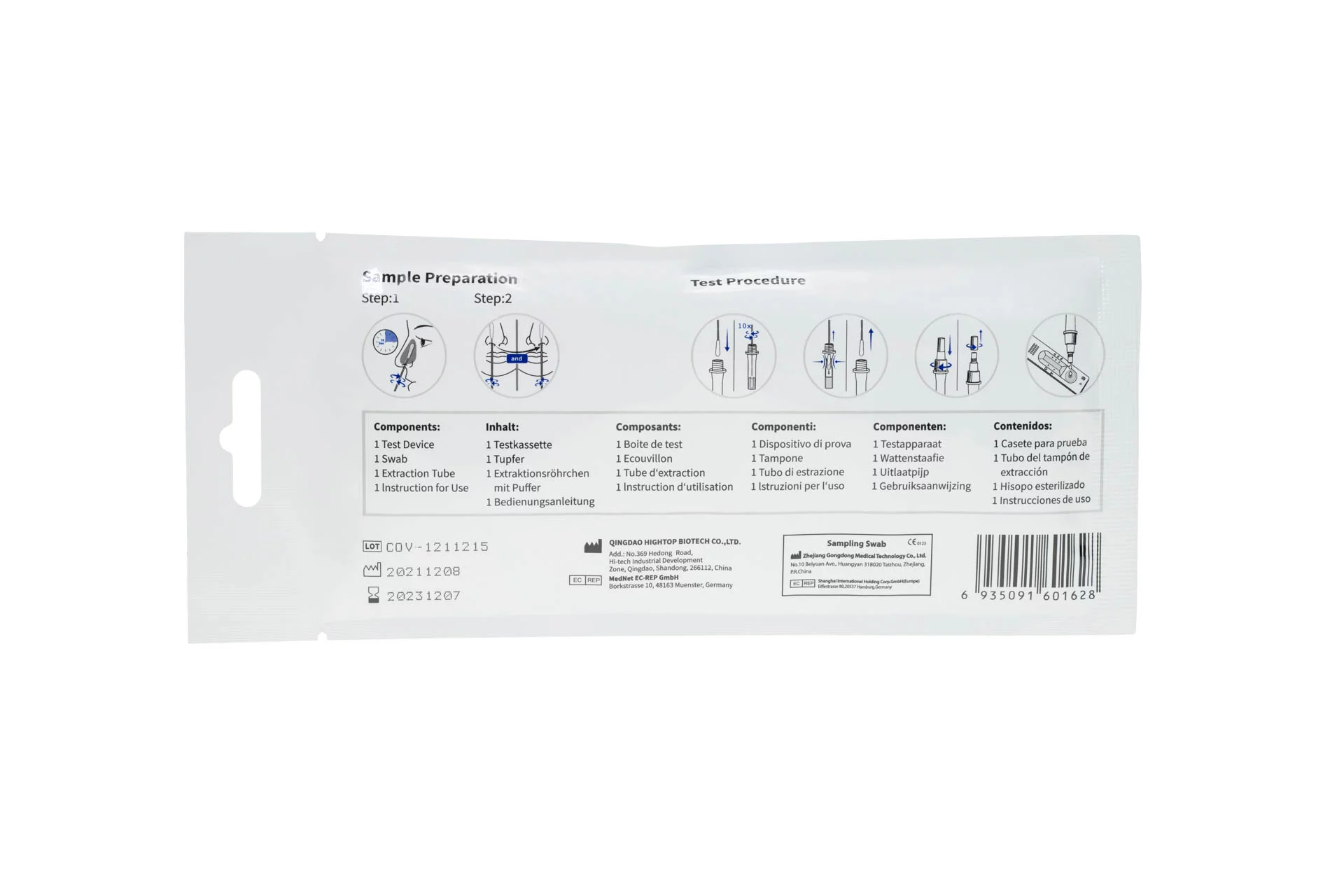 HIGHTOP SARS-CoV-2 Antigen Schnelltest – Bild 4