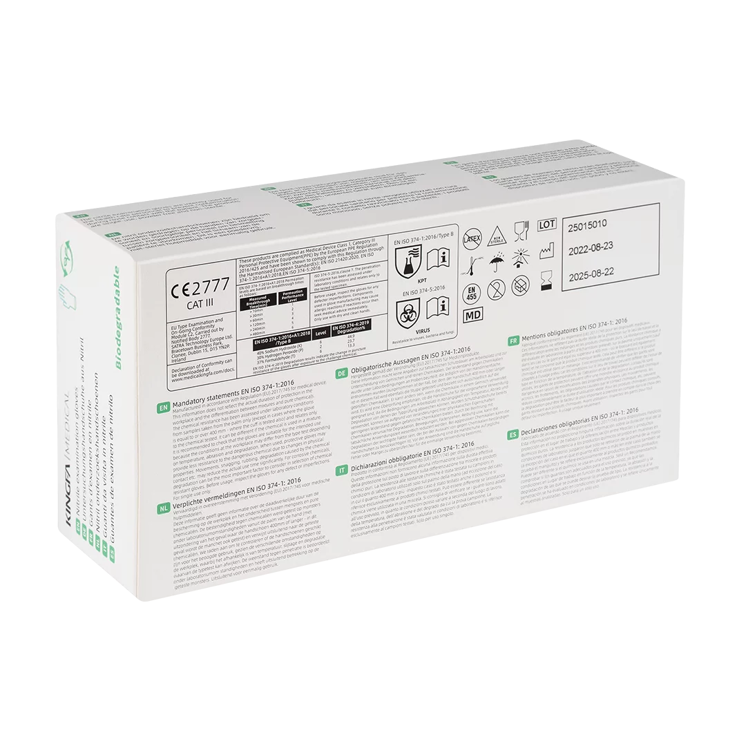 KINGFA Einweghandschuhe aus Nitril (biologisch abbaubar) – Bild 4