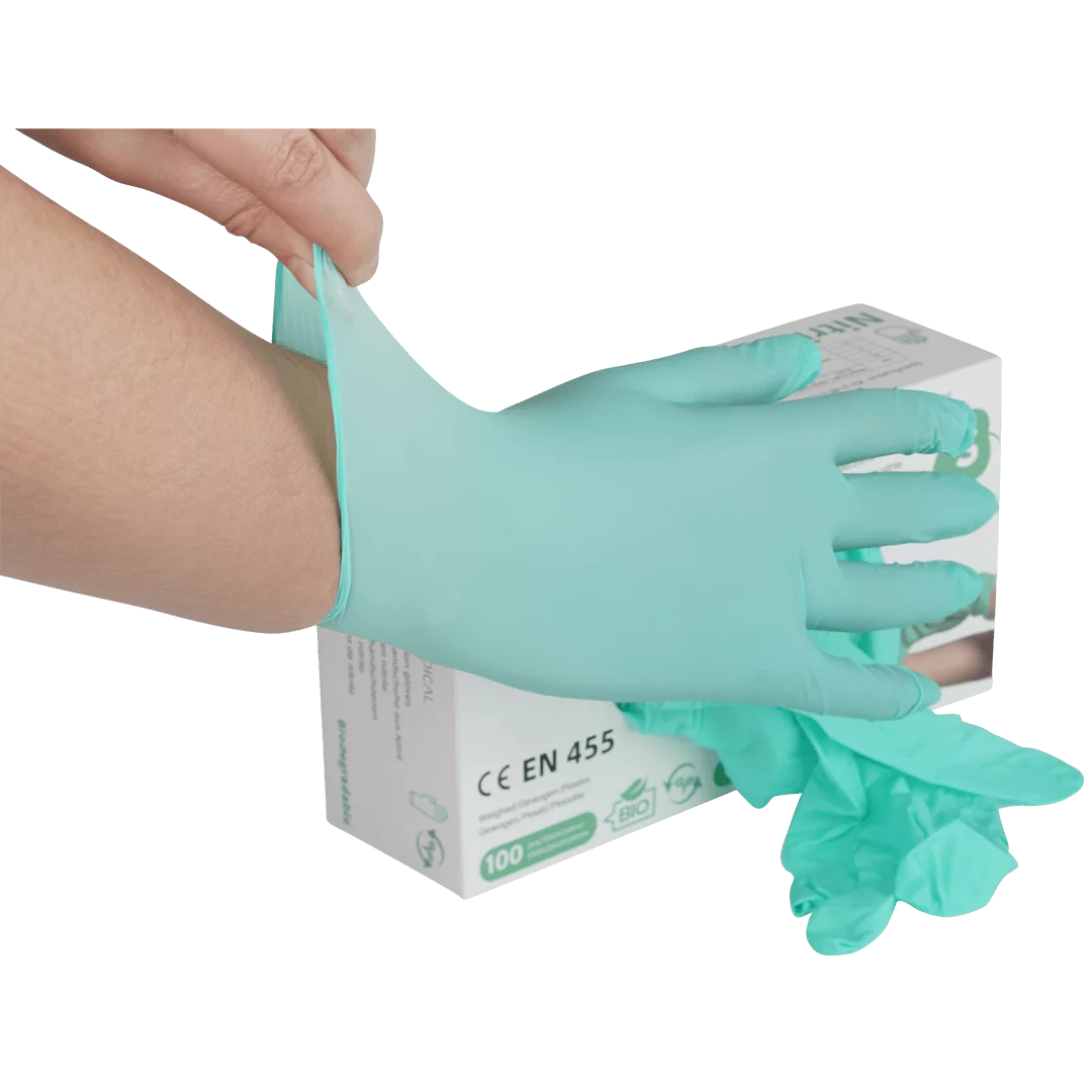 KINGFA Einweghandschuhe aus Nitril (biologisch abbaubar) – Bild 3