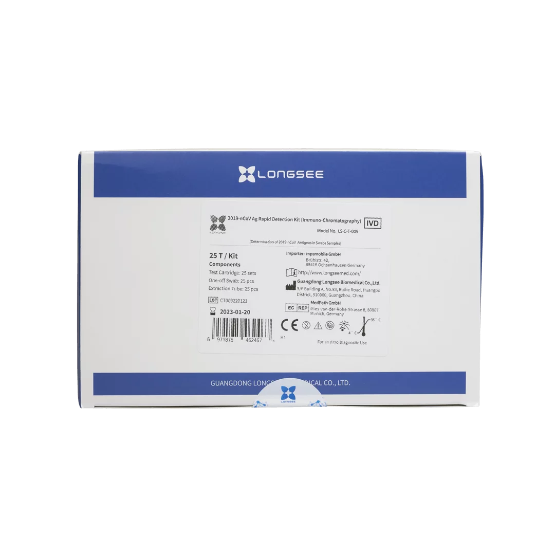 LONGSEE 2019-nCoV Ag Schnelltest-Kit - Immuno Chromatography (25 Stk.) – Bild 3