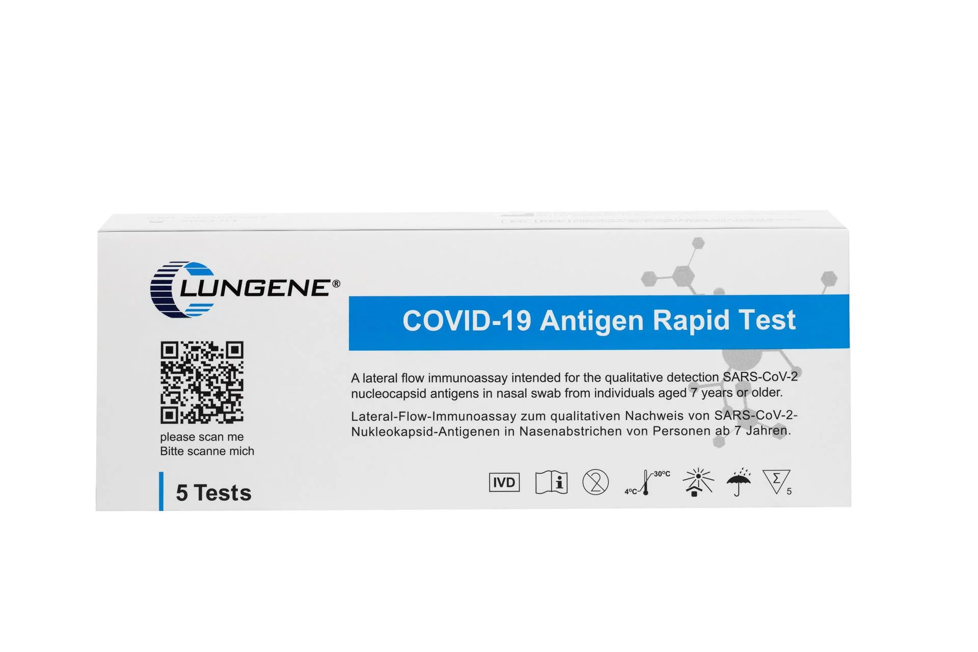 Clungene COVID-19 Antigen-Schnelltest (5 Stk.) – Bild 2
