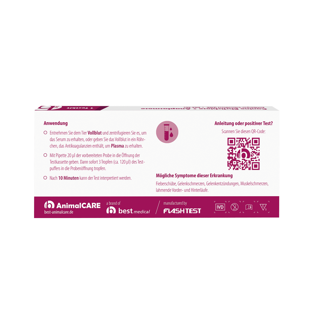 Canine Ehrlichiose (EHR) + Anaplasmose (ANA) Antikörper-Schnelltest – Bild 6