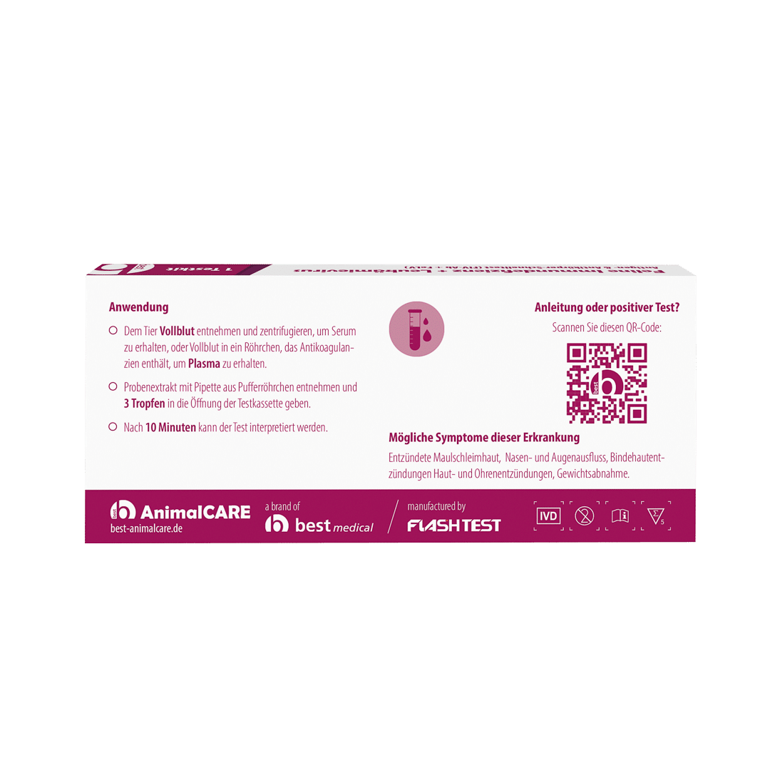 Feline Immundefizienz-Ag + Leukämievirus Antigen- & Antikörper-Schnelltest – Bild 6