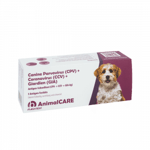 Canine Parvovirus (CPV) + Coronavirus (CCV) + Giardien (GIA) Antigen Kombi-Schnelltest